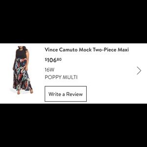 Colorful Maxi Vince Camuto dress